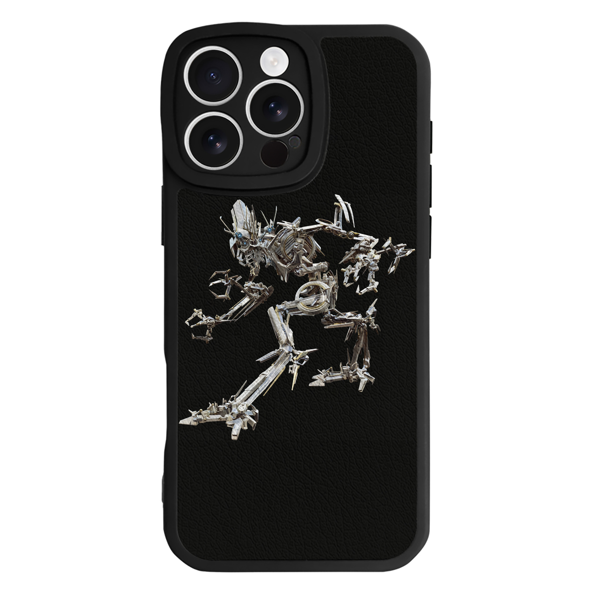 （画像用） Transformers トランスフォーマー 【iPhone 16シリーズ対応】シリコンスマホケース（レザー調） 材質：シリコン